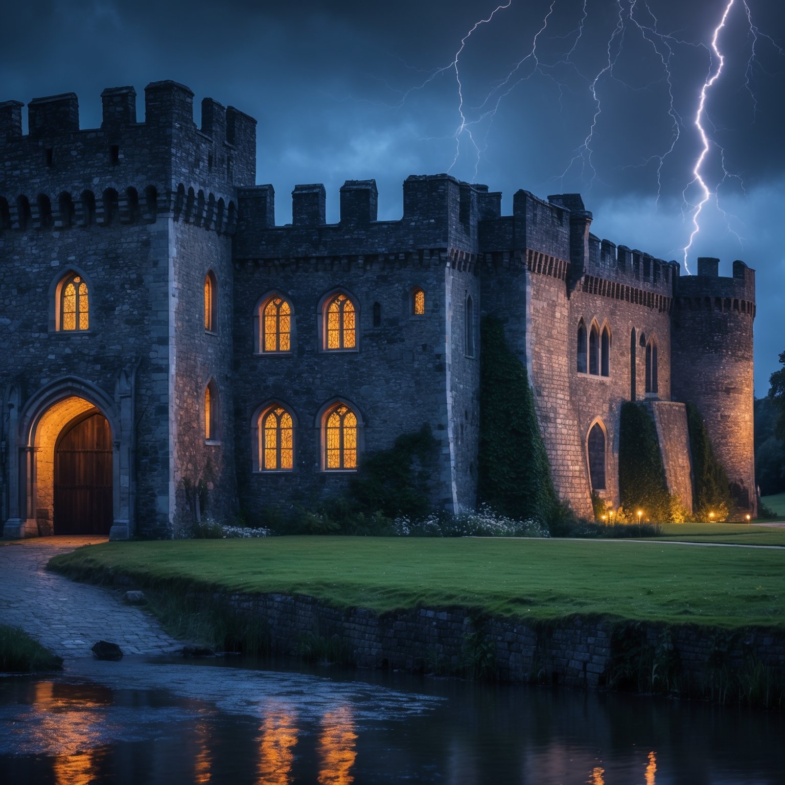 AI rendering of Allington Castle